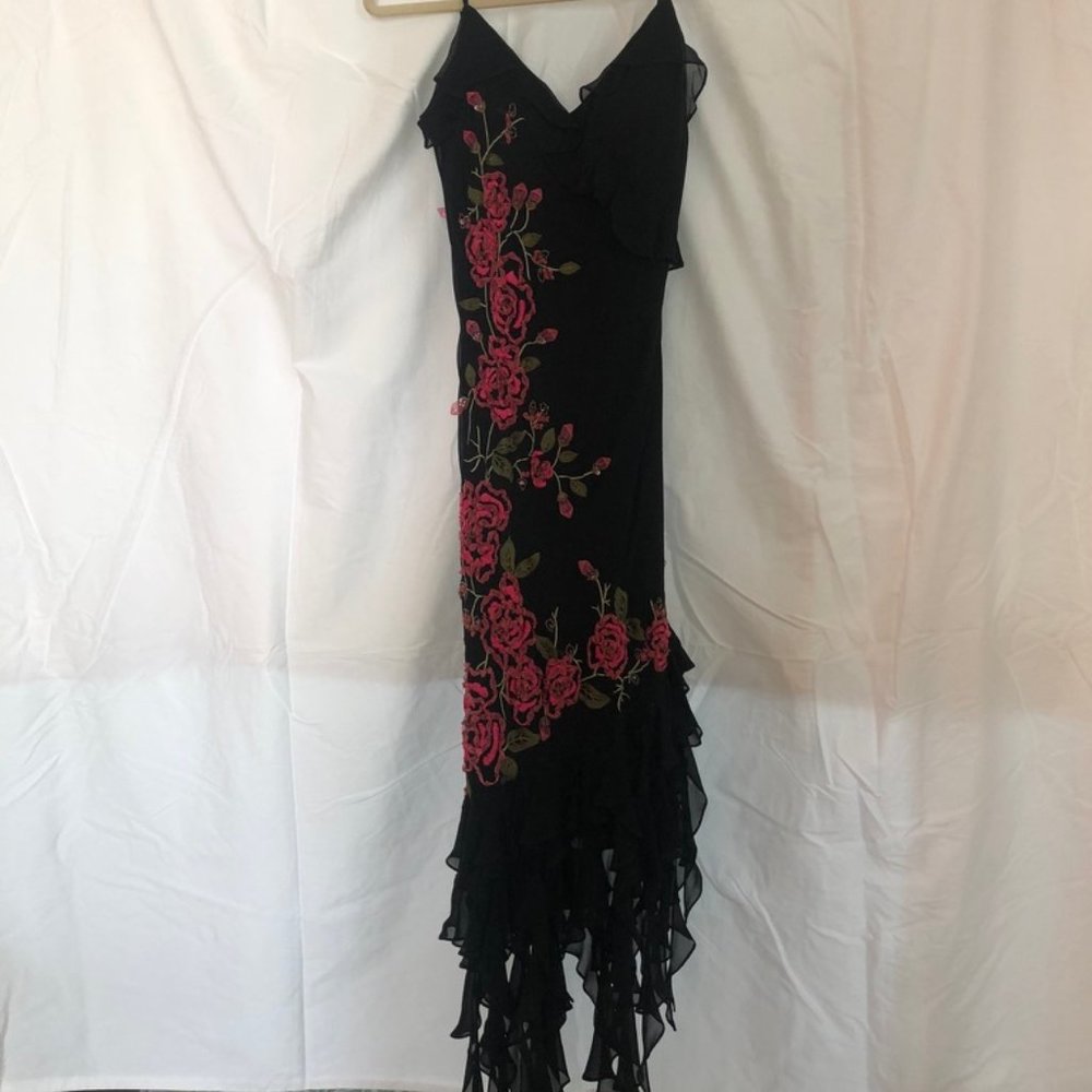 Embroidered Vintage Gown
